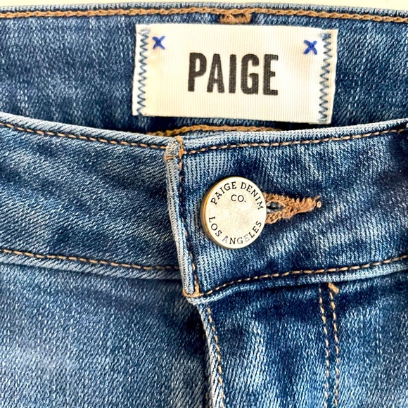 Paige denim jeans. Skinny with some distressing. Sz. 24 - Picture 4 of 5